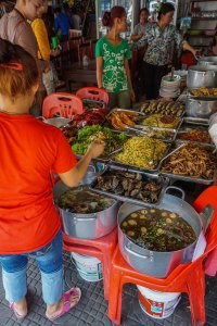 Food stall at the Old Market