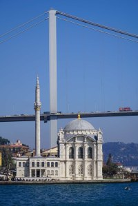 Bosphorus Bridge #1 with Ortakoy Mosque