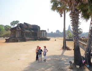 Looking east - Angkor Wat Courtyard