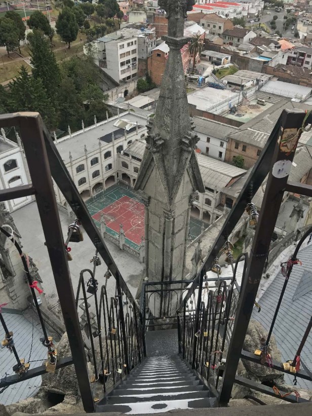 Ecuador Basilica del Voto Nacional North Tower Stairs 08.28.17