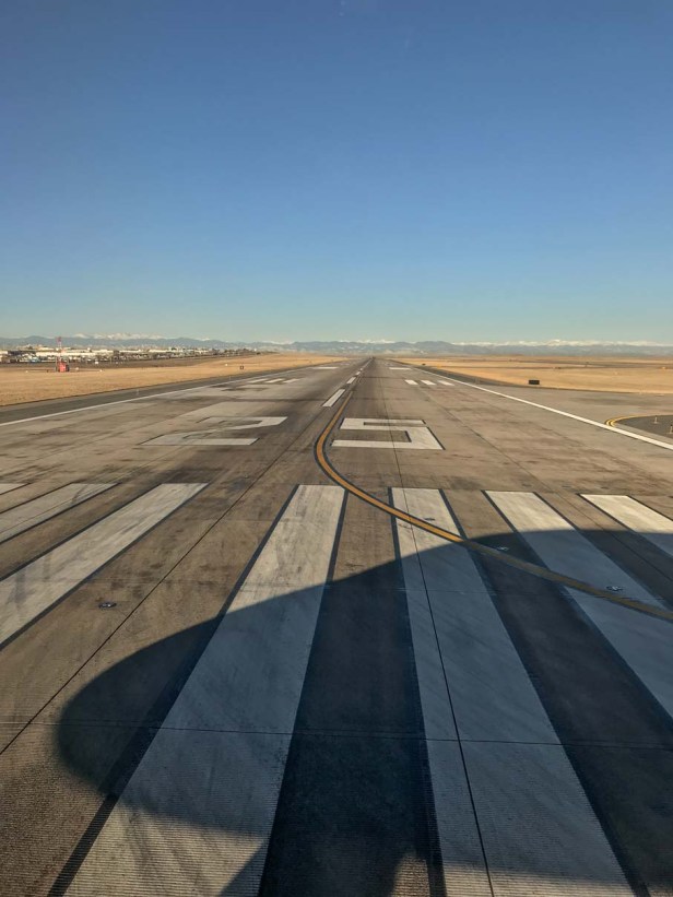 Runway 25 DIA DEN Flight to SFO
